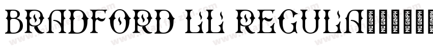 Bradford LL Regula字体转换